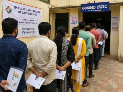Bengaluru tops Karnataka voter roll concerns, nearly half of electors flagged for verification