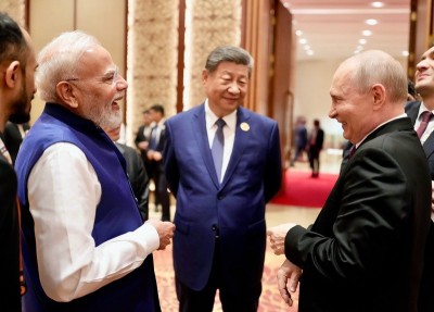 In Images: PM Modi with BRICS leaders at Bharat Mandapam