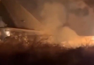 Russian nuclear-capable strategic bomber crashes minutes after takeoff, 6 crew members killed