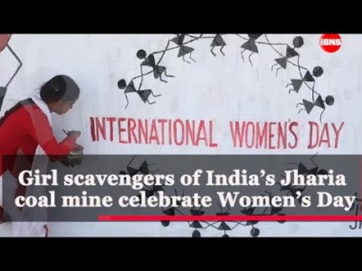 Girl scavengers of India’s Jharia coal mine celebrate Women’s Day
