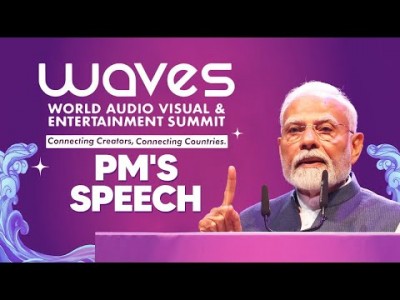 PM Modi addresses WAVES Summit in Mumbai