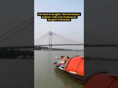 Modi in Hooghly in Kolkata training lens on river and Bengal polls