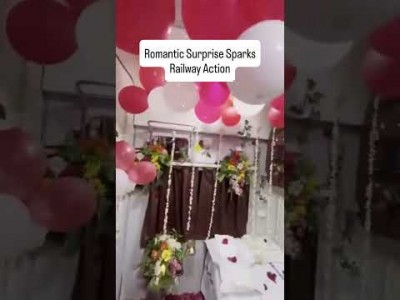 Honeymoon couple decorated coup flouting railway rules